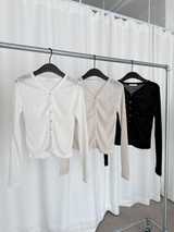 breeze button cardigan