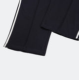 With Trackline Jersey Wide Pants