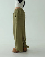 Zipper Pocket String Jogger & Wide Pants