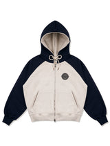 Women's  ブラーロゴラグランクロップフードジップアップ (FCE1ZP304W)