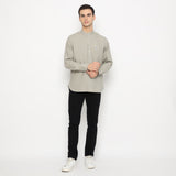 Kishi Men's 長袖シャツ グレー