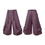 RELABEL (Dream Bud) テンセル アセテート バルーンプリーツ クロップドパンツ