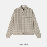 ティオンクロップチェックシャツ (3 Colors)