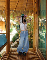 Pico light blue wide jeans
