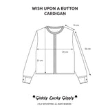 ウィッシュユポンAボタンカーディガン - ピンク