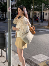 [MADE] Peto Pintuck Mini Skirt