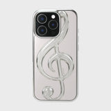 G-clef epoxy bumper case (light silver)