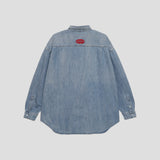 WASHED BIG DENIM SHIRT