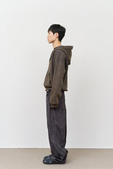 Salt Washed Zip Hoodie