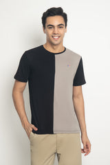 MON AKITA - Clement Men T-shirt Black Grey