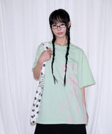 キャットガールTシャツ - ミント