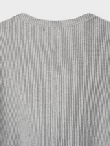 Waffle henry neck loose long sleeves(4color)