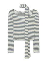SCARF ROUND T-SHIRT(ST BLUE)