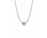 LMN Bote Triple Pavé Necklace (silver)