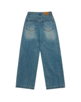 26SS WOMAN オープンカッティングデニムパンツ