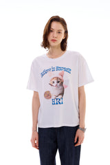 RABBIT CAT T-SHIRT
