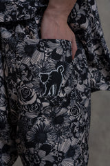 花柄ショートパンツ