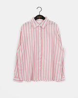 Hawain striped long-sleeved shirt