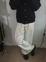 ASCLO ウールディープタックワイドスラックス (3color)