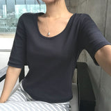 [MADE/6colors] WANT MILLED COTTON FOUR-SLEEVE T-SHIRT