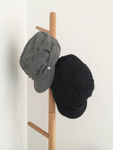 Linen newsboy cap