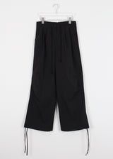 WIDE TUCK NYLON PANTS
