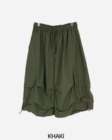 Nylon Cargo Bermuda Pants
