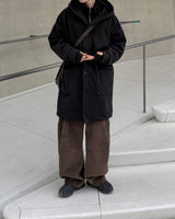 Koven Wool Hooded Coat
