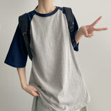 ラット カラーラグラン半袖Tシャツ (5 colors)