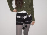 Graphic Knit Shorts