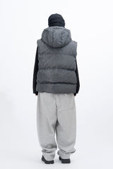 Andra Wrinkle Hood Padded Vest