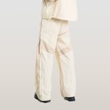 RELABEL 23AW Long Zip Casual Pants in Almond Duplex