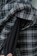 (W) Folky Checked Skirt (2color)