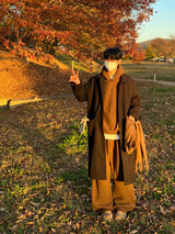 Troy Balmacaan Wool Coat - Black