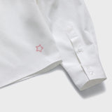 キャンパスラバーホワイトクロップドシャツ [For women]