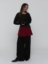Cotton Cropped Top_Black