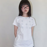 Dot Fade Fancy Tee (White) F25QB129