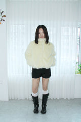 NOIR SOFT FUR JOGGER JK