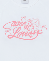 25FW WOMAN ミラーACベア長袖Tシャツ ホワイト