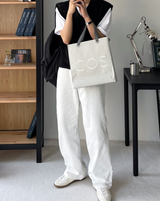 Beige & White simple Sneakers