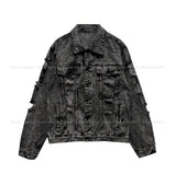 Metro Washing Damage Denim Jacket