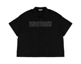ローエッジ半袖シャツ (BLACK)