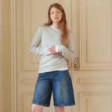 Layered Tencel Tee White