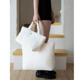 soft padded bag - white
