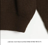 [Unisex] Shoulder button knit(4color)