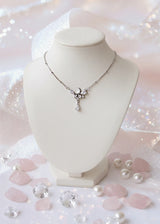 [fromis_9 Baek Jiheon Necklace/Anti-tarnish] Moonlight Teardrops Collarbone Necklace
