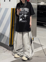 two-way mesh nylon pants