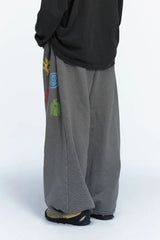 26FW★ Ethnic Symbol Pigment Sweatpants
