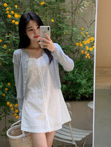 DN Pastel Summer Rib Cardigan (5color)