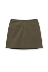 zip skirt (brown)